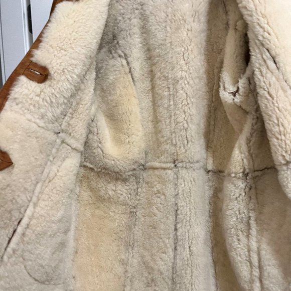 Women's Authentic Sherpa Coat - Tobacco - New - Size Large - Picture 4 of 4